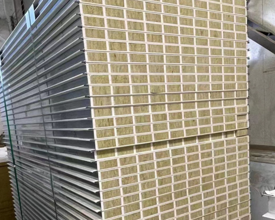 機(jī)制中空玻鎂巖棉板